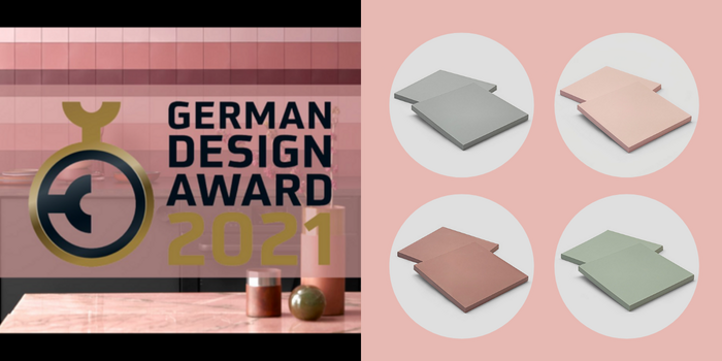 ocenenie German Design Gold Award Click´n Tile tinacisar obkladacky