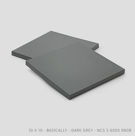 Basically Dark Grey 10x10